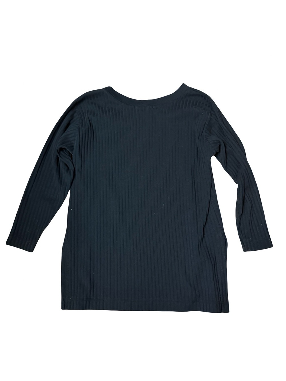 The Limited Black Ribbed Long-Sleeve Tee - Picture 4 of 6